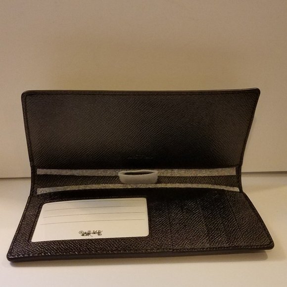 $79 *NEW* COACH Black Bifold Wallet - Picture 10 of 11